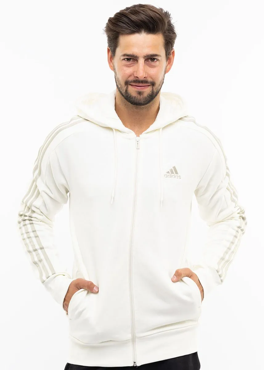 adidas Herren Kapuzenpullover Essentials French Terry 3-Stripes Full-Zip Hoodie IS1373