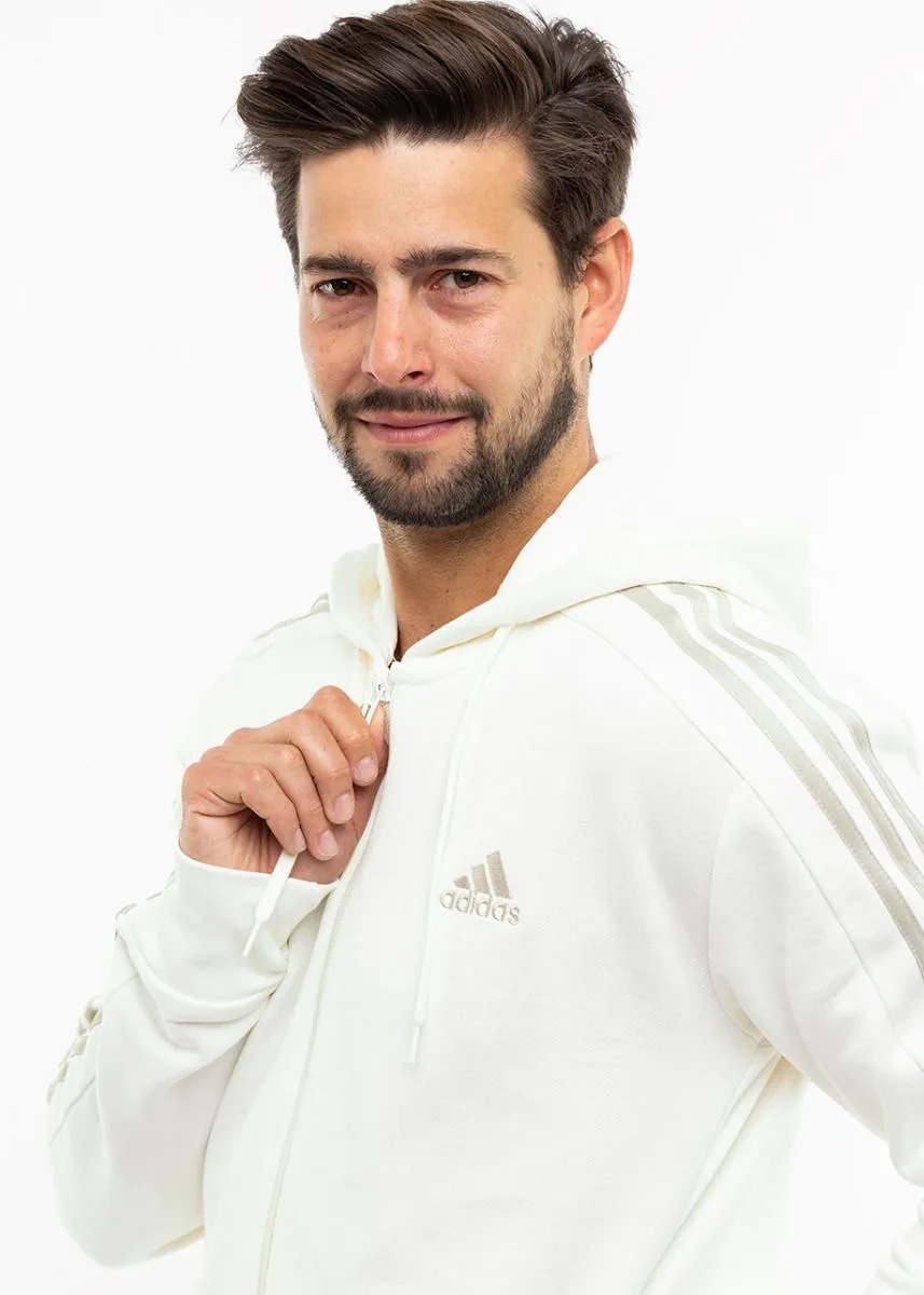 adidas Herren Kapuzenpullover Essentials French Terry 3-Stripes Full-Zip Hoodie IS1373