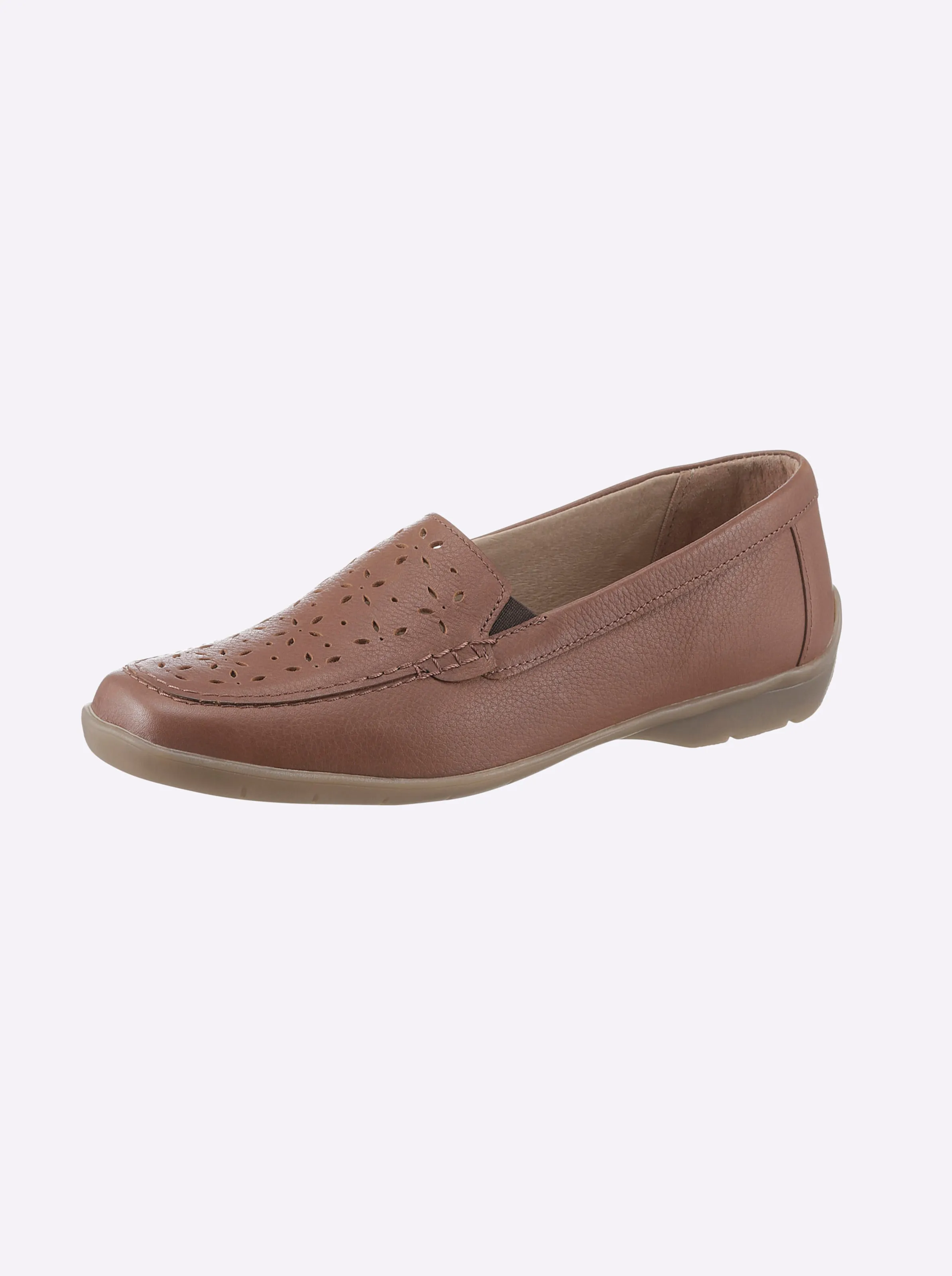 airsoft comfort+ Slipper in cognac