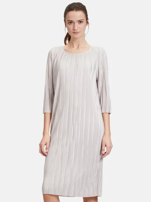 Damen Plisseekleid