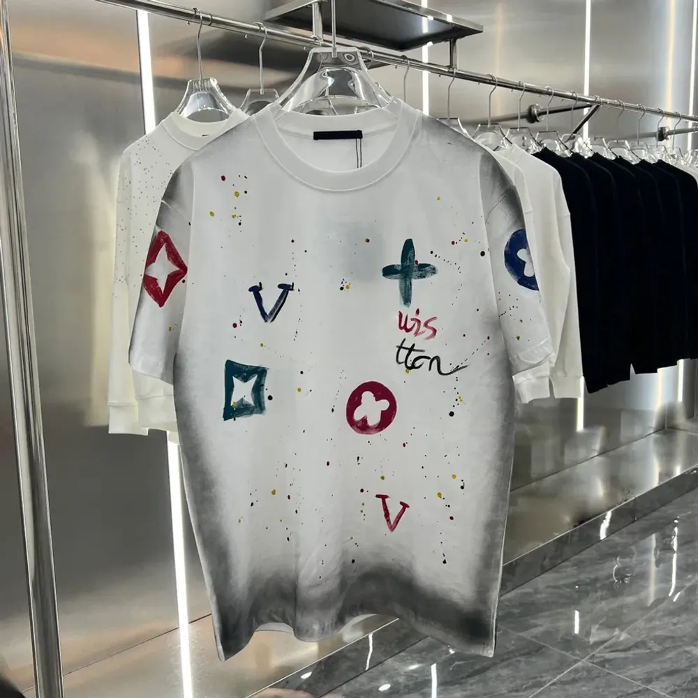 Designer heiße Herren T -Shirts plus Größe männliche Baumwolle Sommer Frauen Neue übergroße atmungsaktive T -Shirts Männer Baumw