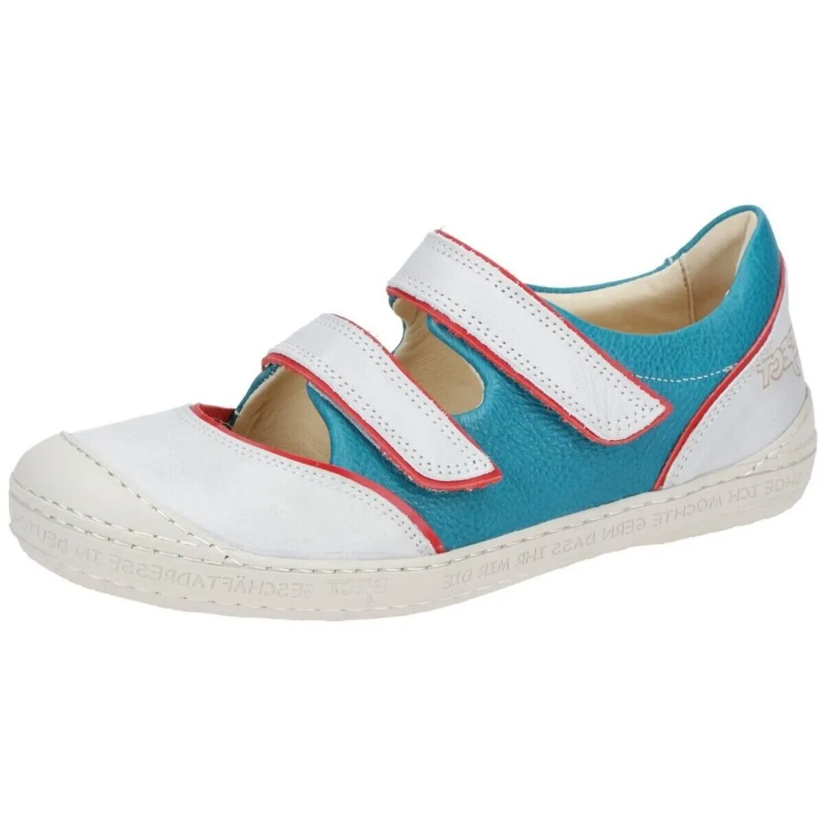 Eject - Slipper Dass Schuhe blau Klett Slipper 20954 20954.001