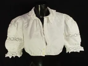 Gr.38 Dirndlbluse Bluse für Dirndl Trachtenbluse B1208