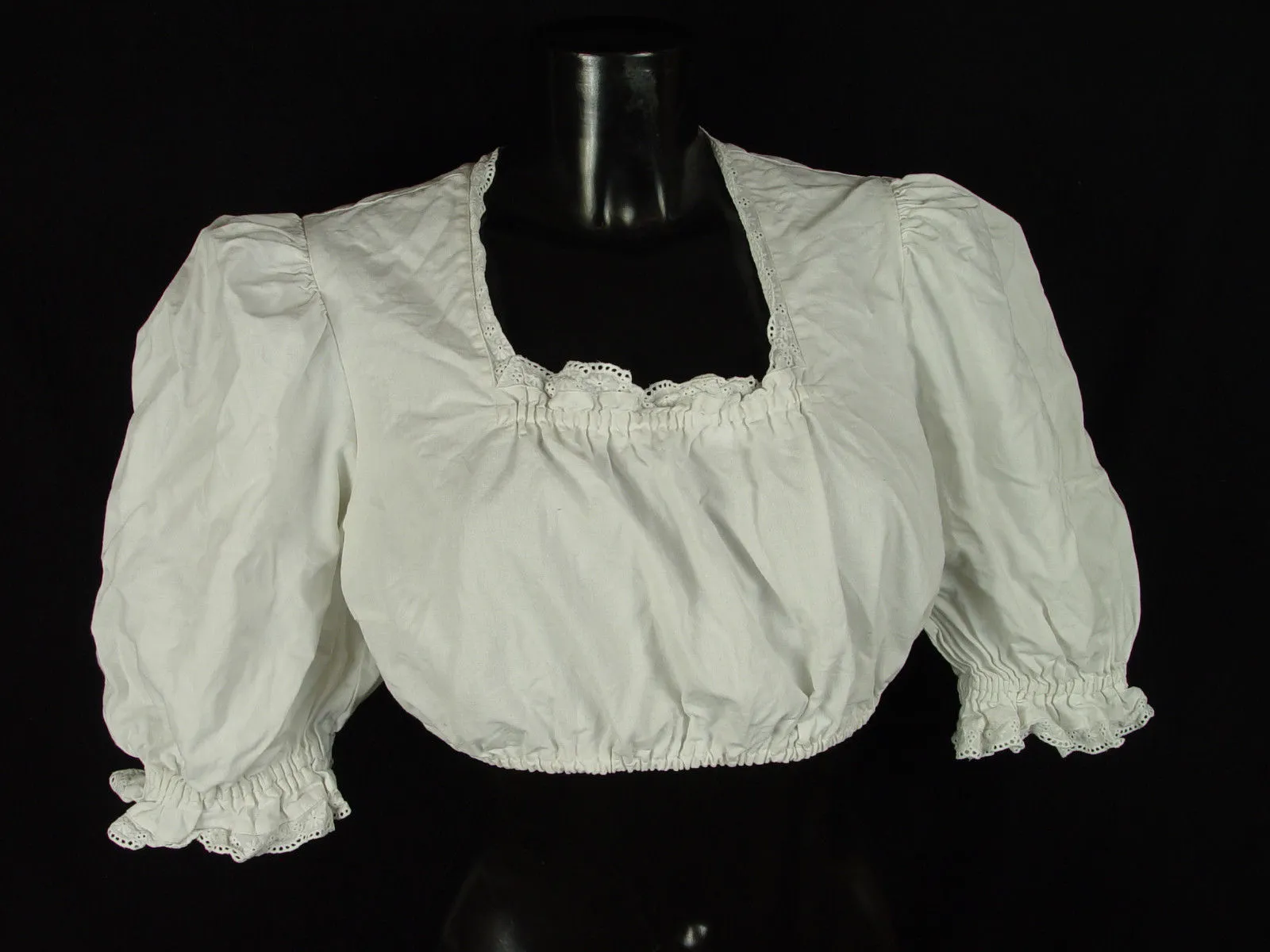 Gr.38 Dirndlbluse  HAMMERSCHMID  Bluse für Dirndl Trachtenbluse B2582