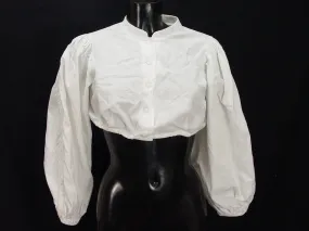 Gr.44 Dirndlbluse Bluse für Dirndl  mit Stehkragen  Trachtenbluse B4604