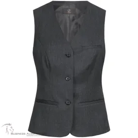 Greiff, Corporate Wear, Basic, Damen, Weste, Comfort Fit, Anthrazit, 