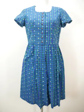 Handarbeit 60er Jahre süßes Vintage Dirndl ohne Schürze Trachtenkleid Gr.46