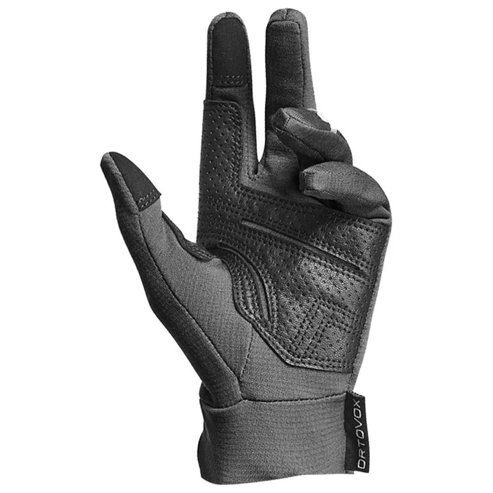 Handschuhe Ortovox ---Fleece Light Glove Women Black Steel Blend