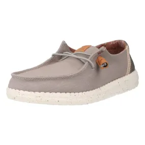 Hey Dude Shoes - Schnuerschuhe Wendy Washed Canvas Grey HD40297-030
