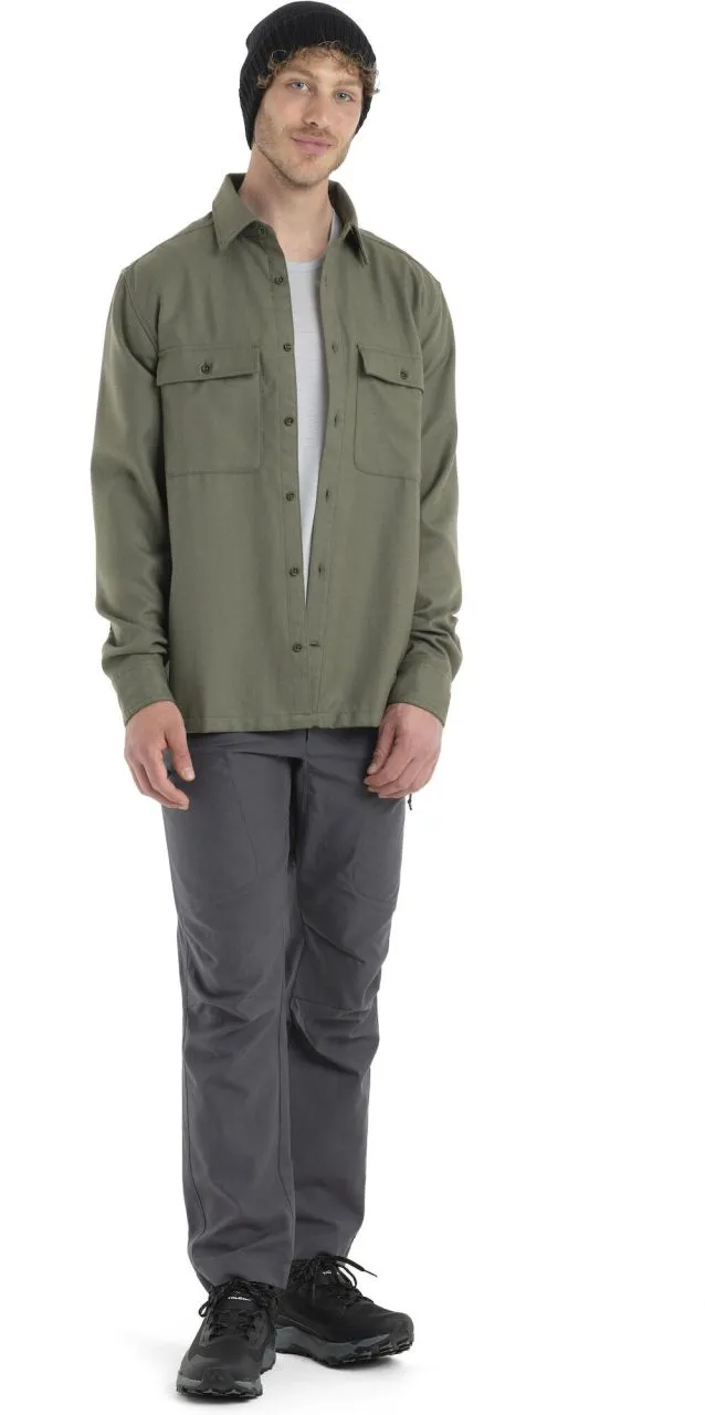 Icebreaker Men Merino 200 Dawnder Long Sleeve Flannel Shirt - Herrenhemd für Outdoor Aktivitäten