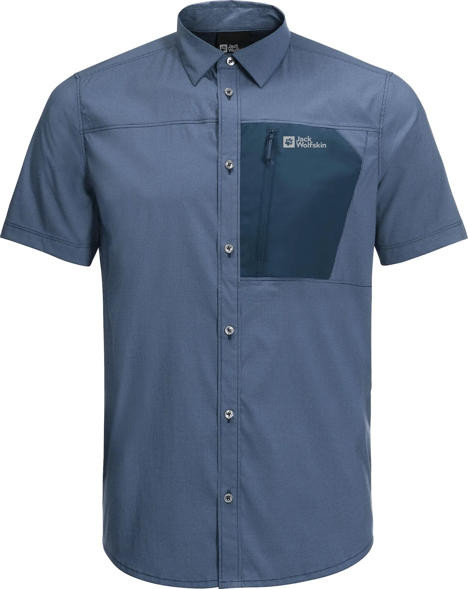 Jack Wolfskin Kenovo II Short Sleeve M - Herrenhemd für Outdoor Aktivitäten