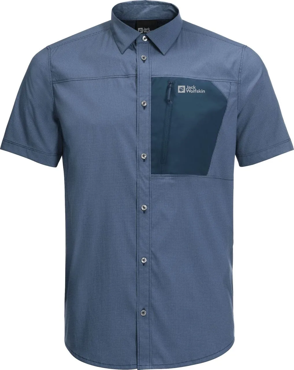 Jack Wolfskin Kenovo II Short Sleeve M - Herrenhemd für Outdoor Aktivitäten
