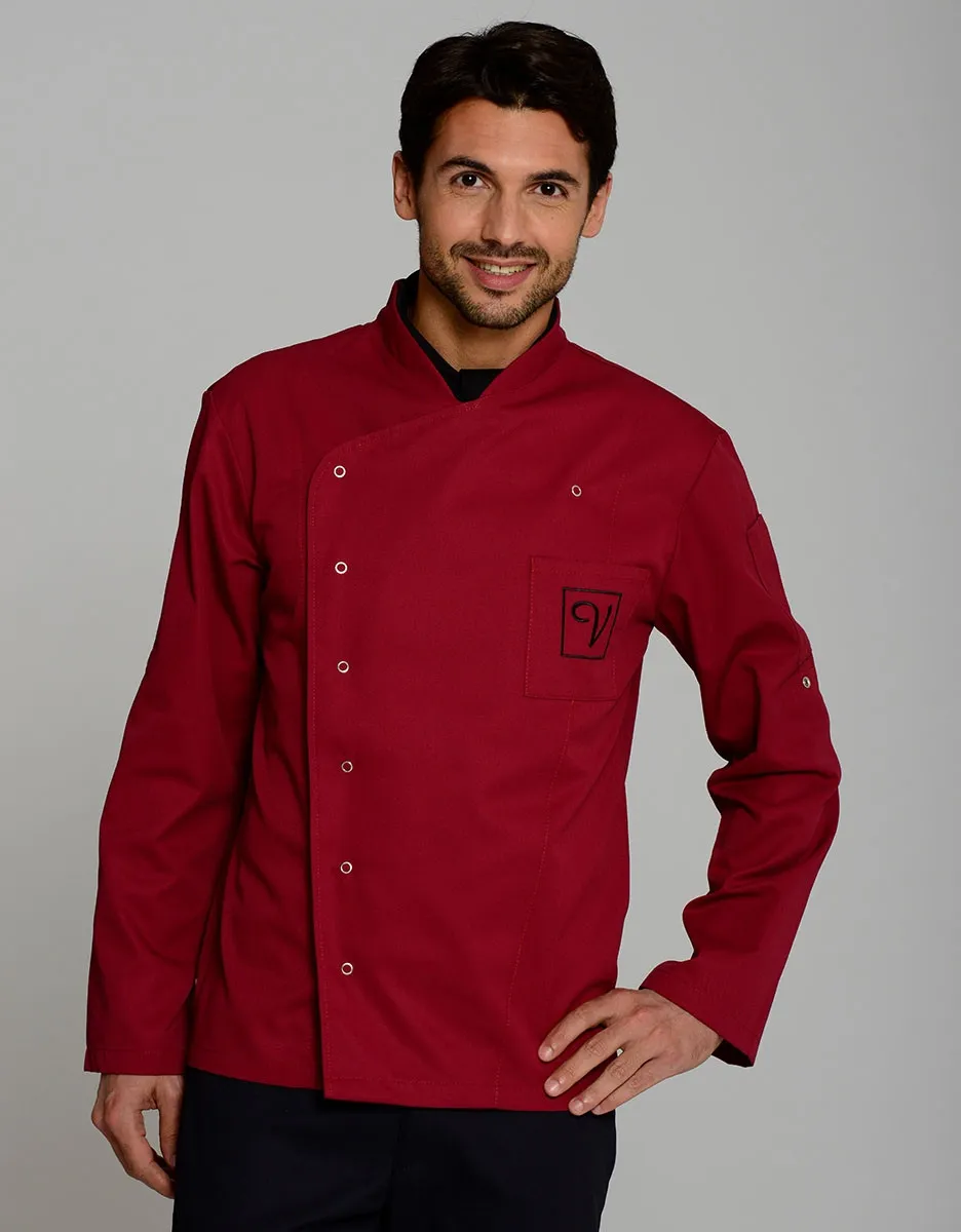 Kochjacke Herren Rot - Cambridge