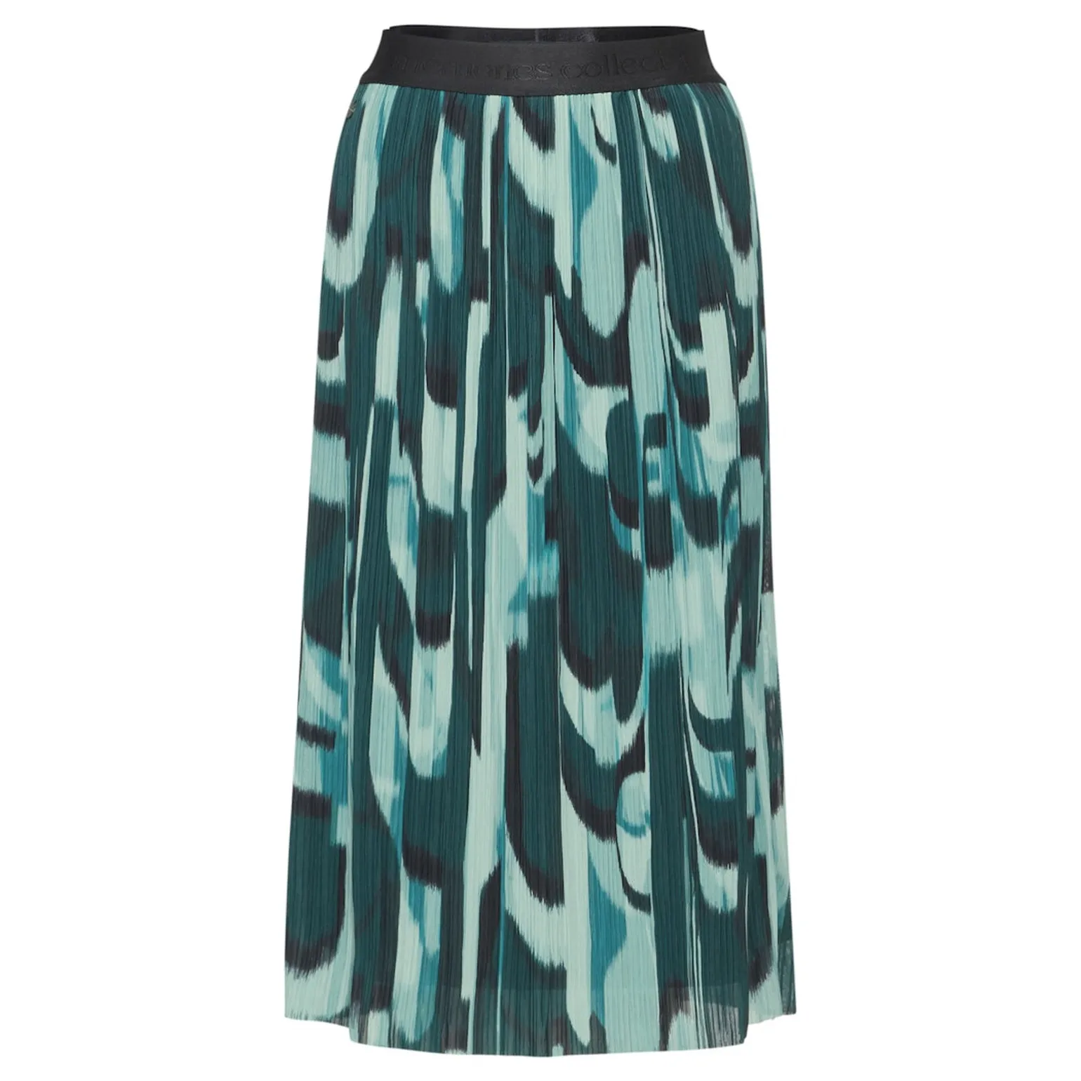 Midi skirt Mesh Plissée_AOP