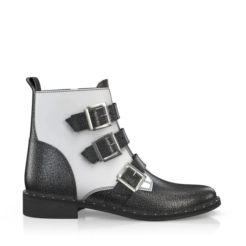 Stiefeletten mit Spangenverschluss 2822