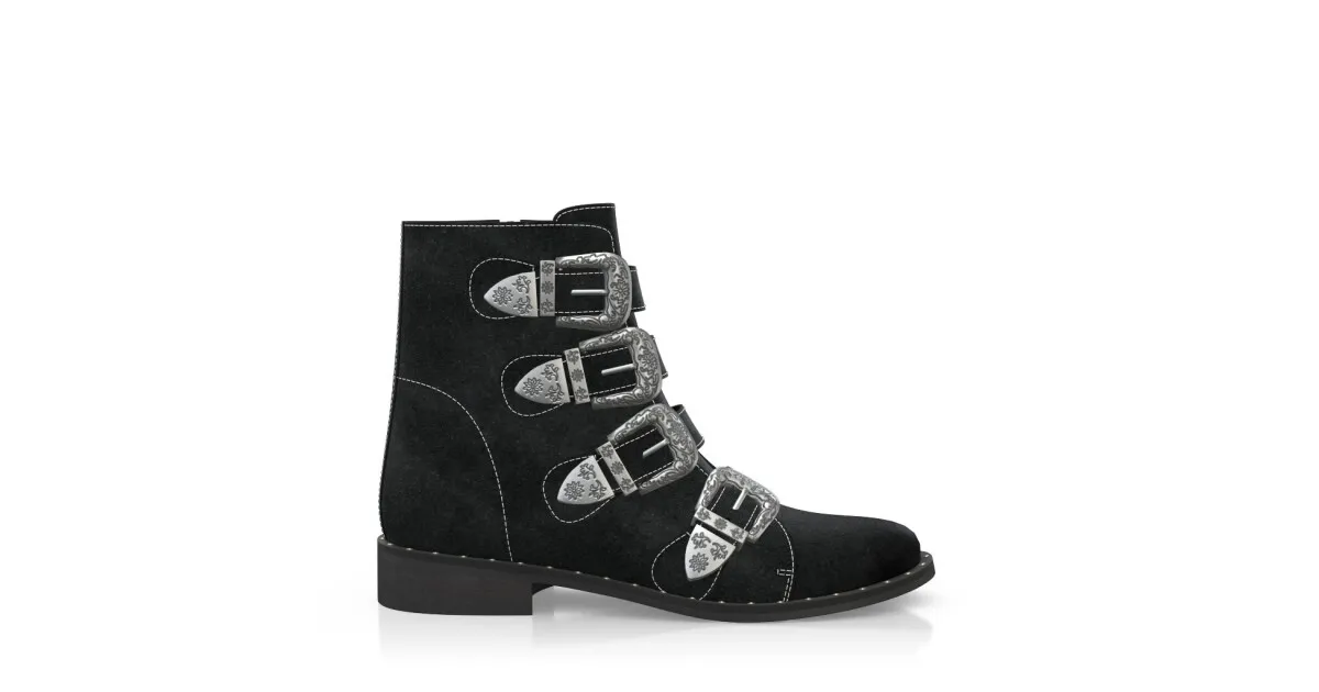 Stiefeletten mit Spangenverschluss 3797