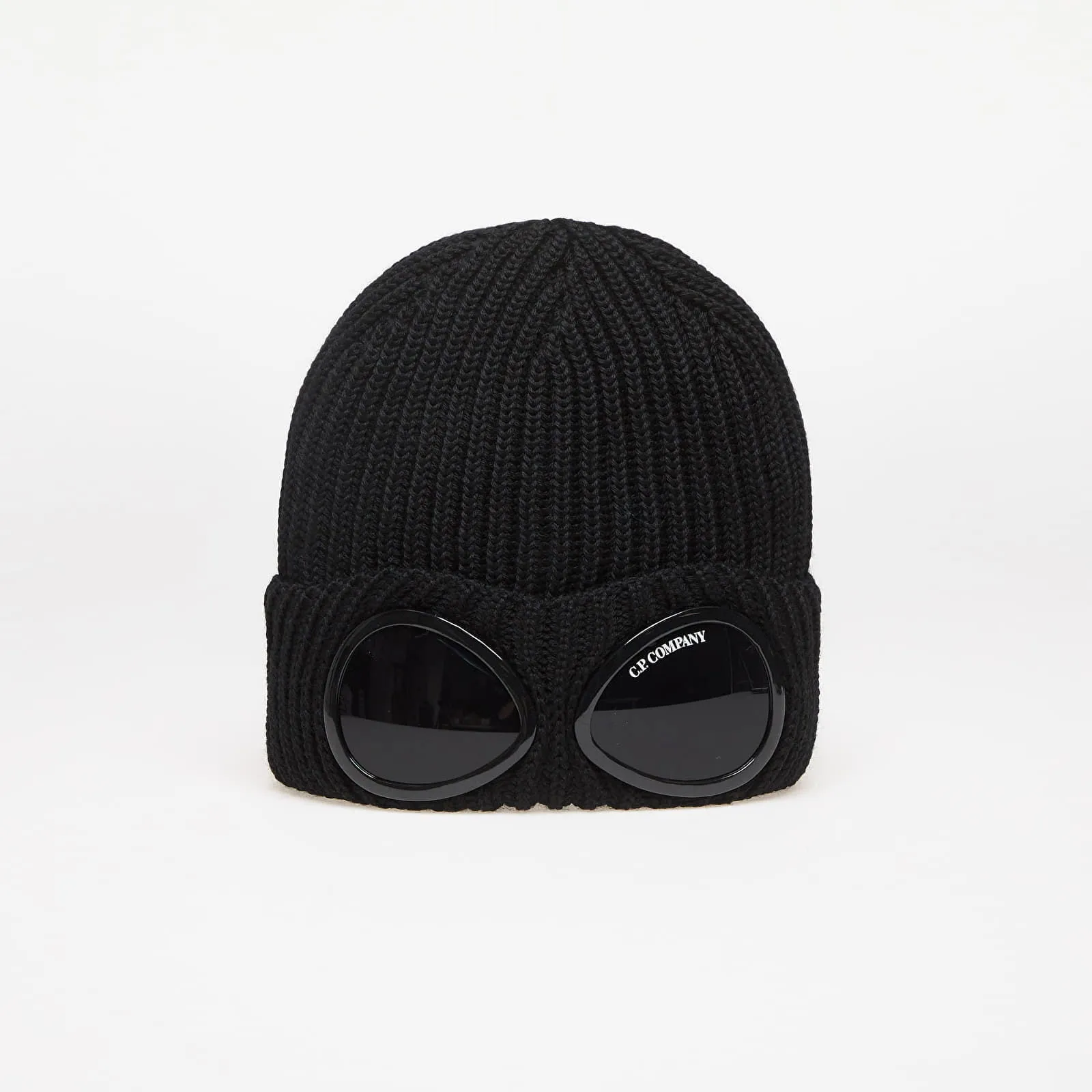 Strickmütze C.P. Company Merino Wool Goggle Beanie Black Universal 17CMAC122A005509A-999