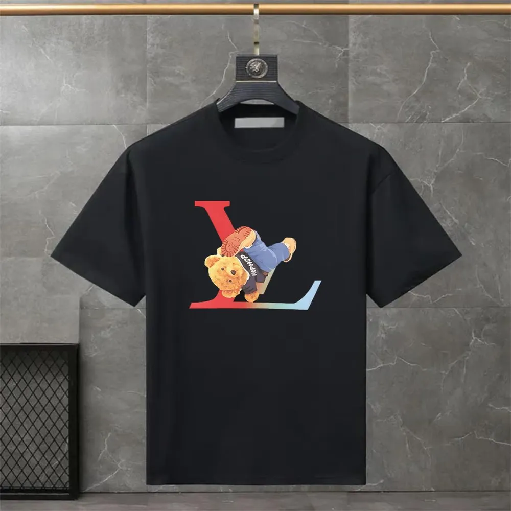 Tees T -Shirt Sommer Mode Herren Damen Designer T -Shirts Lange Tops Buchstaben Baumwolle T -Shirts Kleidung Kurzarm hochwertige