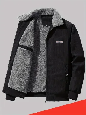Warme Dikke Revers Kragen Winter Jacke Für Herren | Perfekt für Outdoo
